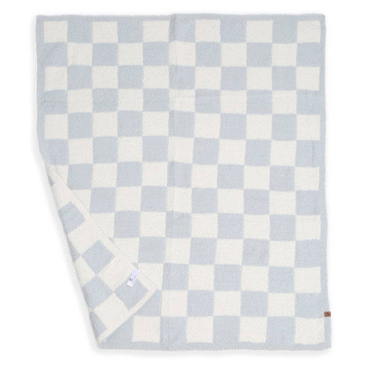 Blue Checkered Soft Blanket