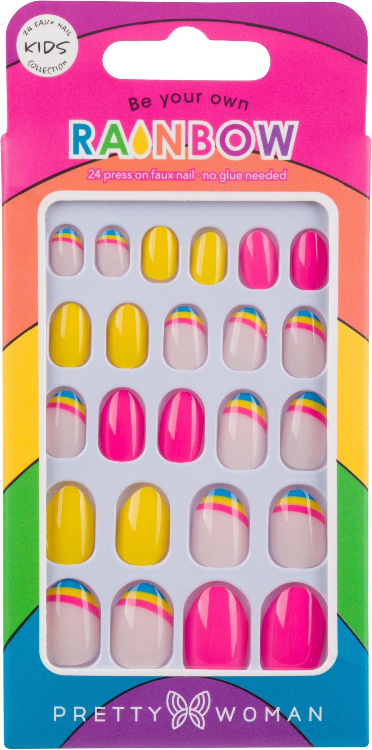 'Be Your Own Rainbow' Press on Nails