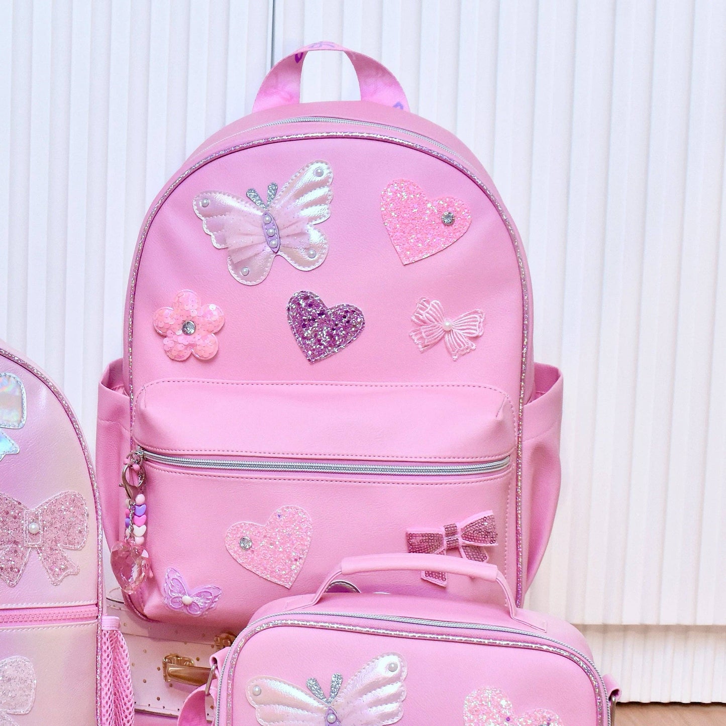 Butterfly, Heart, Daisy, & Bow Patch Backpack