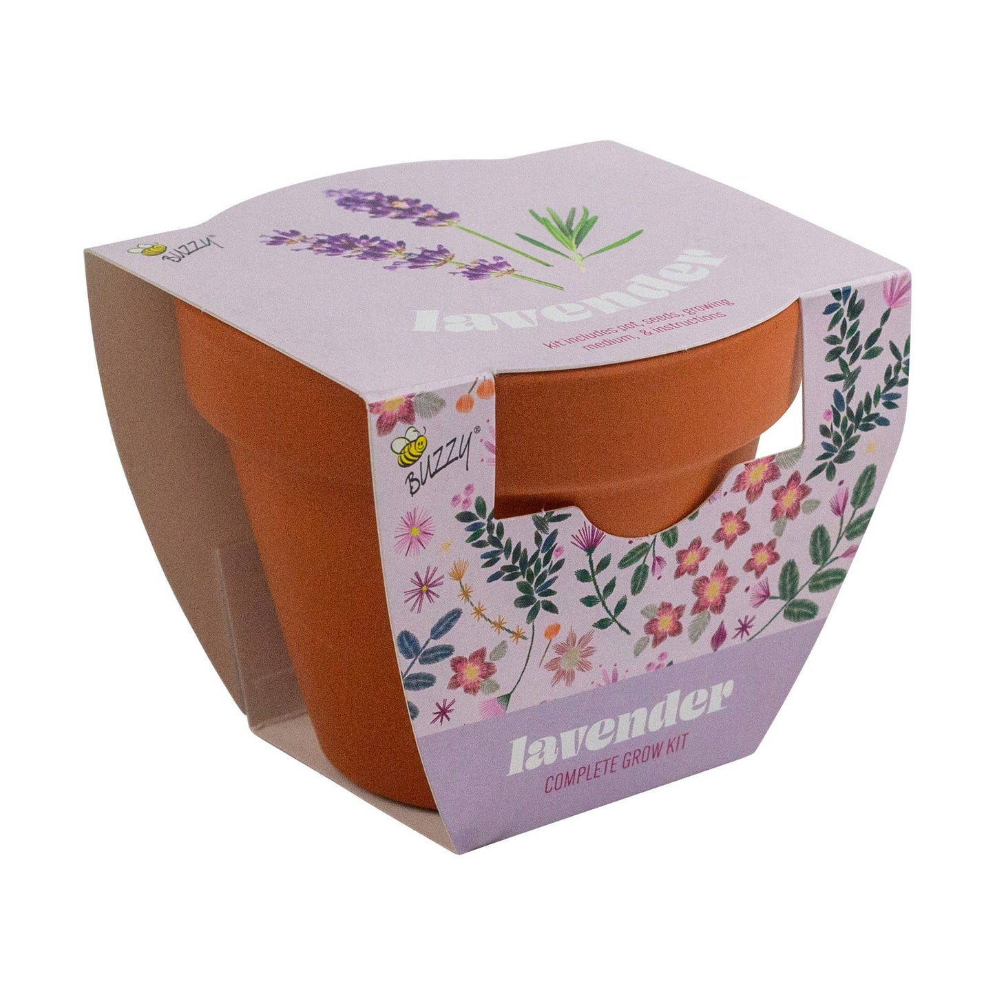 Classic 3.3 in Terracotta Lavender Grow Kit | Indoor |