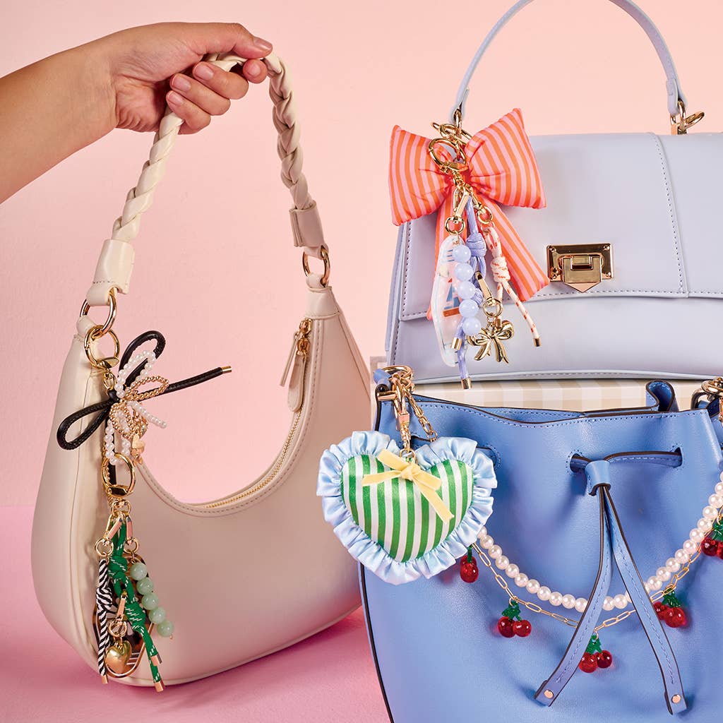 Layered Bows Bag Charm – Luxe Glam