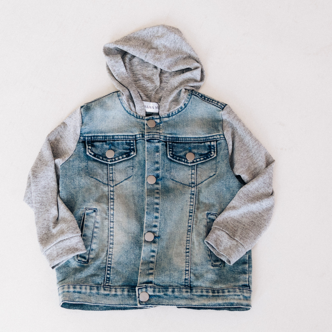 Hooded Denim Jacket