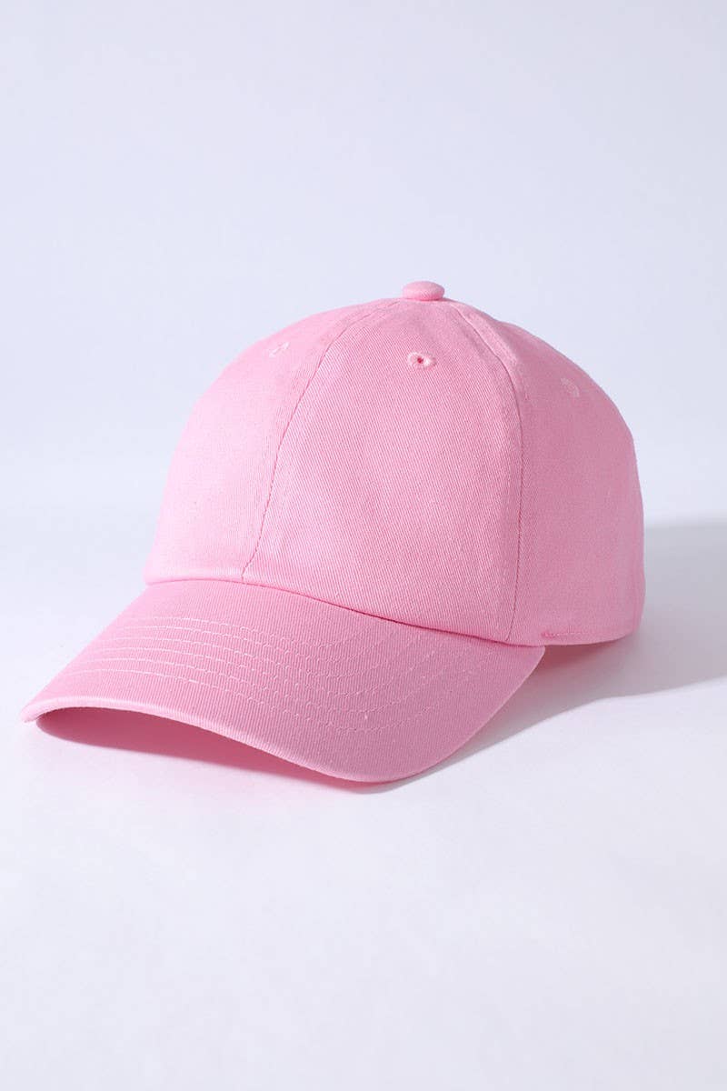 Kids Cotton Baseball Cap