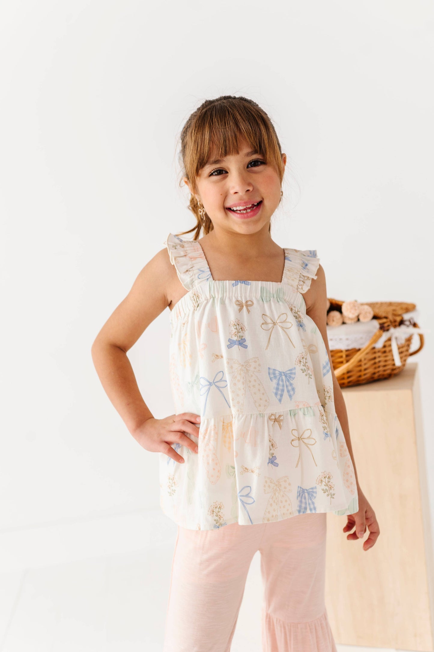 Garden Bows Peplum + Flare Set