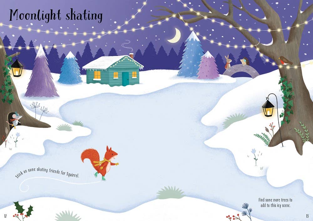 Sparkly Christmas Trees Sticker Book