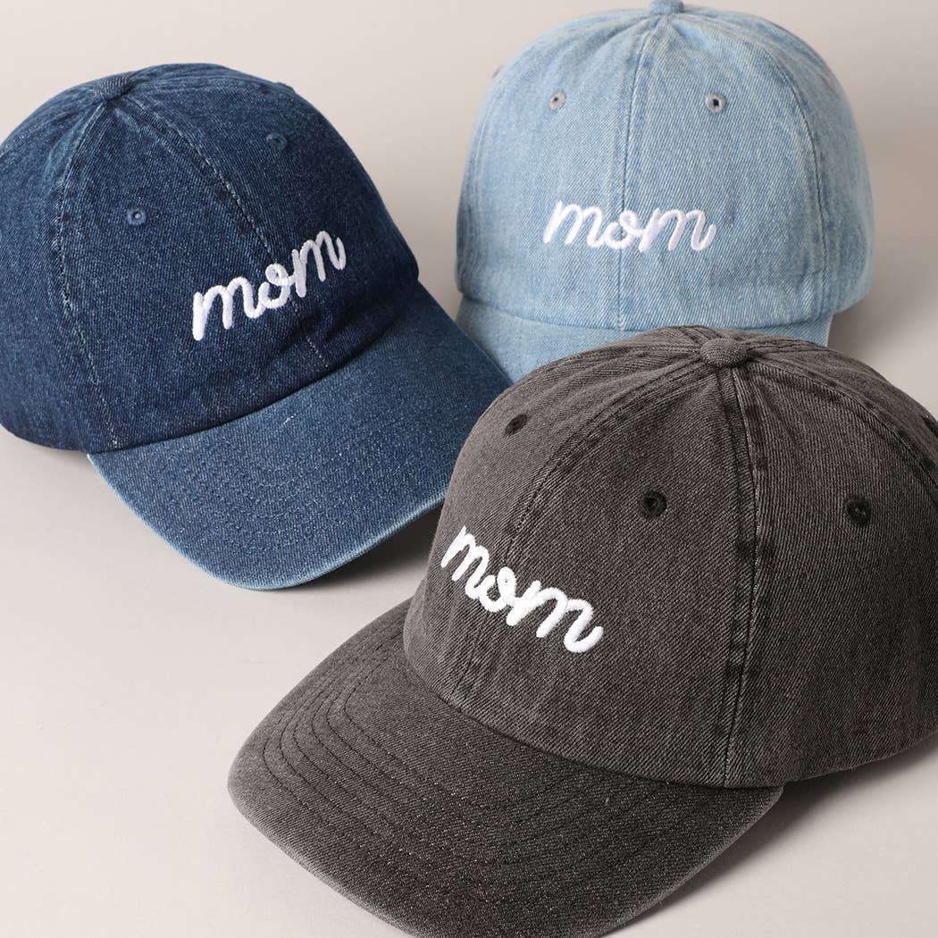 Mom Embroidered Baseball Cap