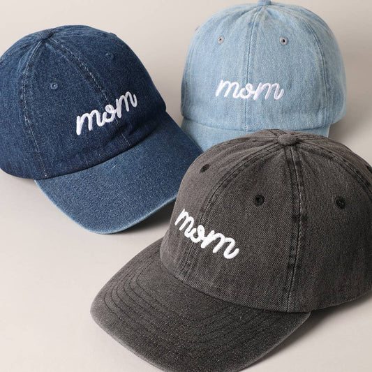 Mom Embroidered Baseball Cap
