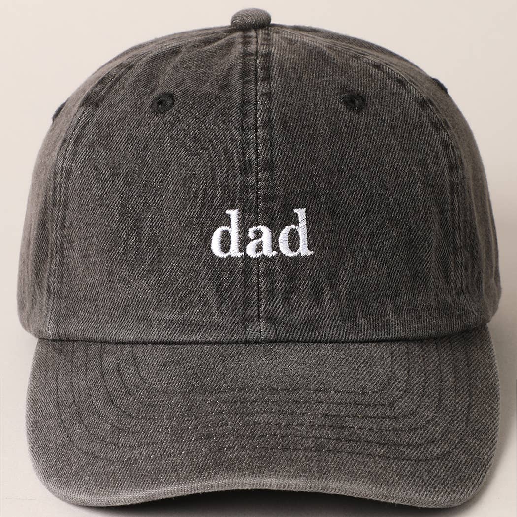 Dad Embroidered Denim Cap