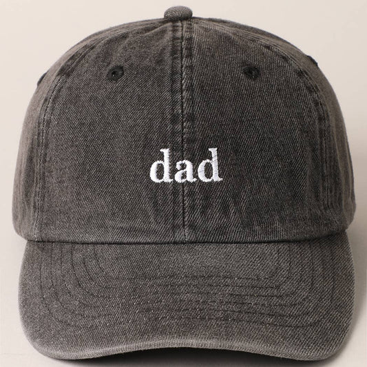 Dad Embroidered Denim Cap