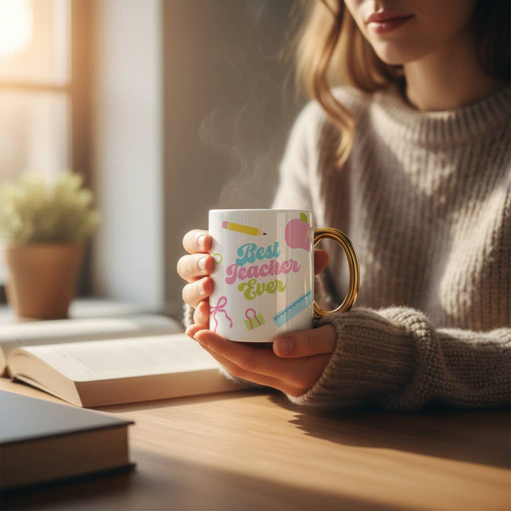 11 oz Ceramic Mug – Best Teacher Ever