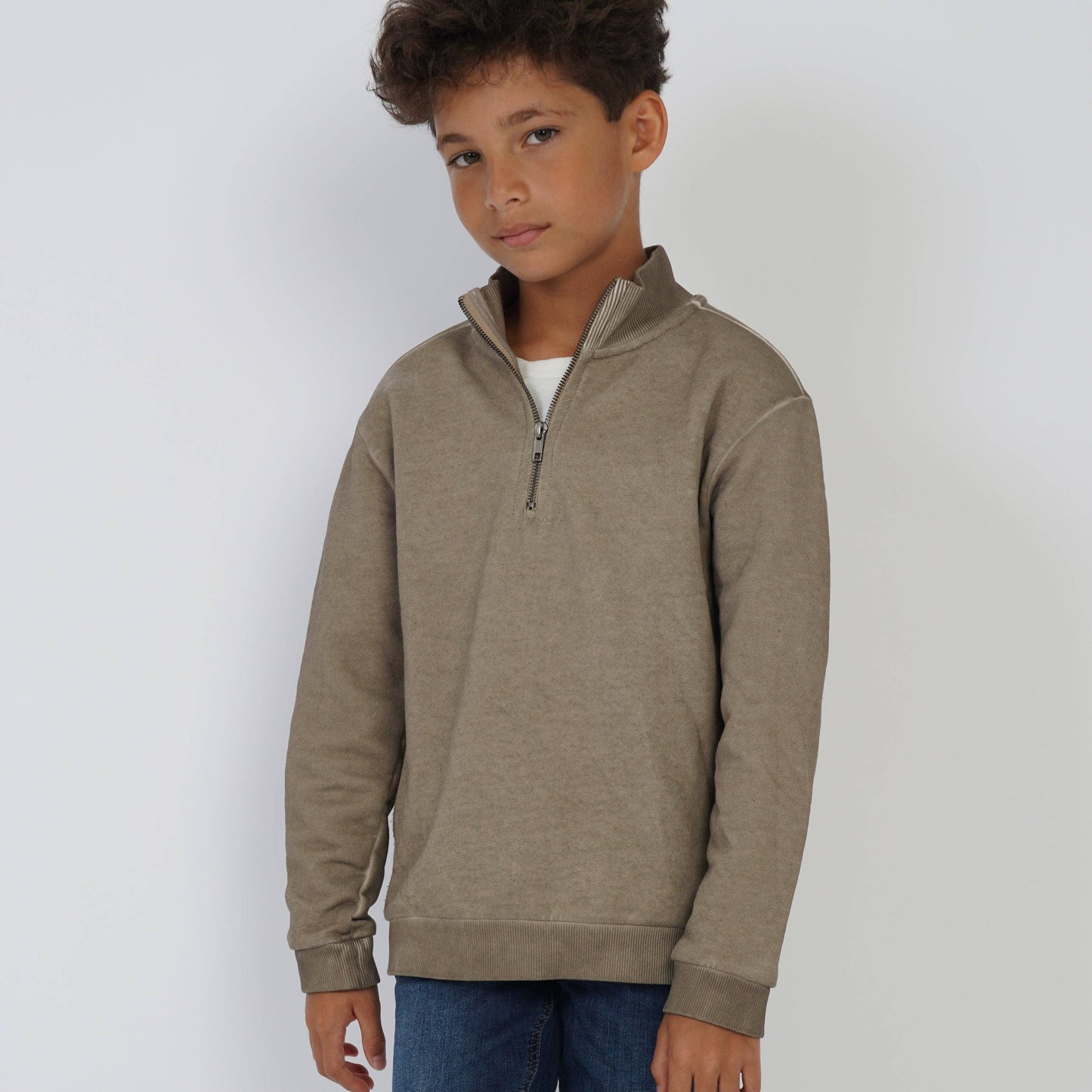 Half Zip Fleece Top
