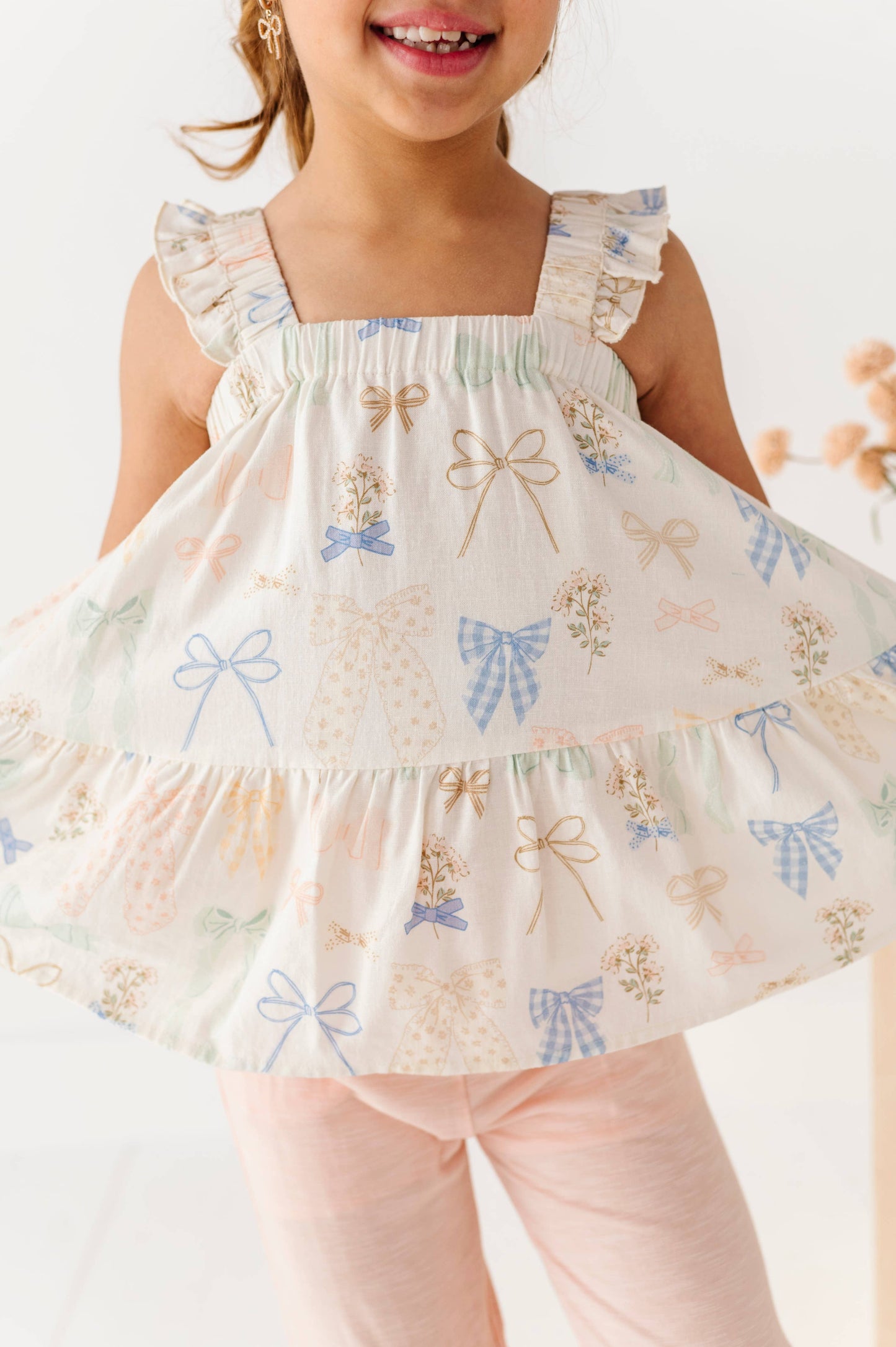 Garden Bows Peplum + Flare Set