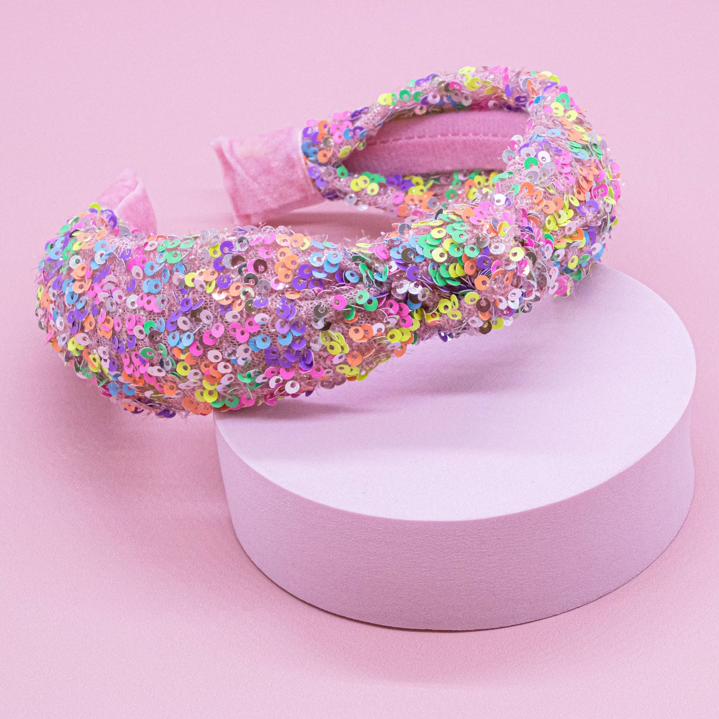 Kids Sequin Knotted Headband