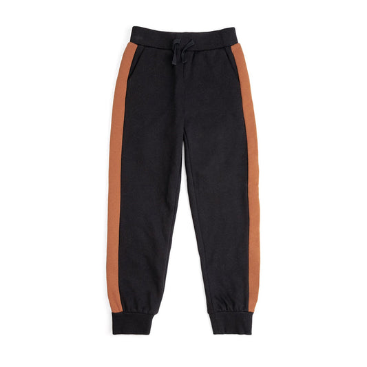 Black and Orange Striped Jogger