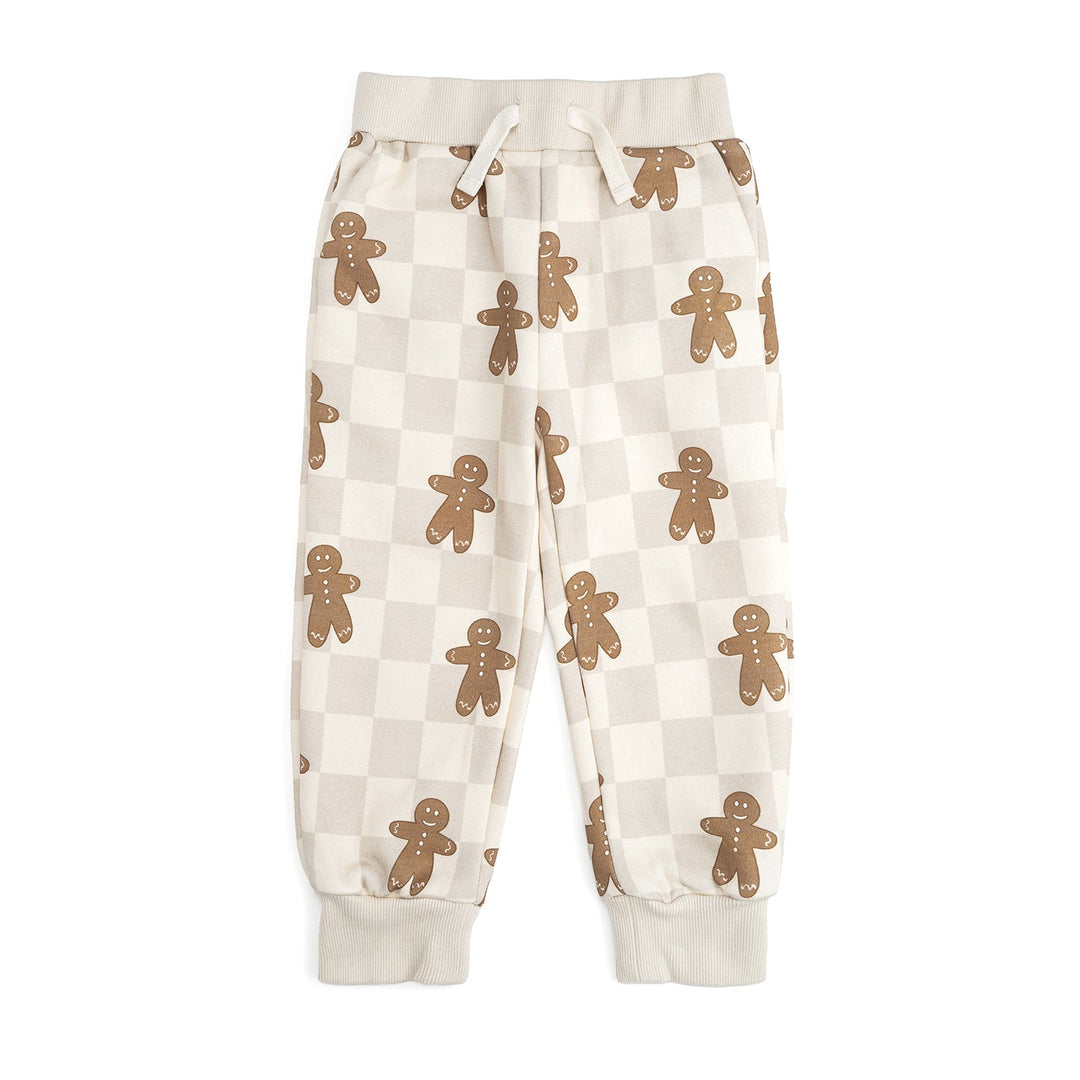 Gingerbread Checkered Jogger