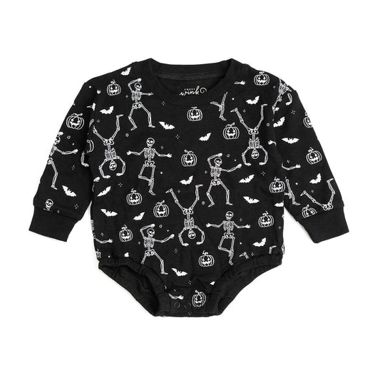 Glow In The Dark Long Sleeve Romper