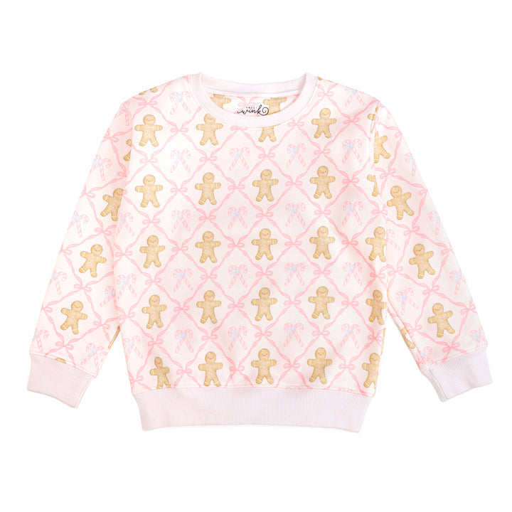Gingerbread Bow Trellis Sweatshirt