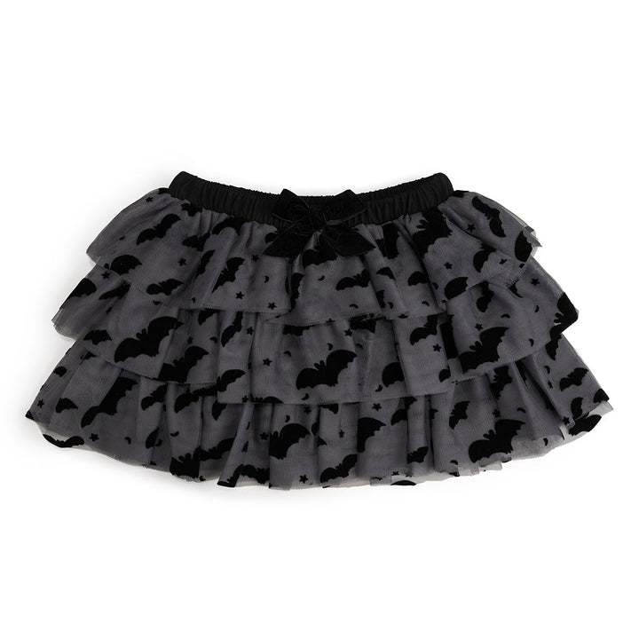 Flocked Bats Tutu Skirt