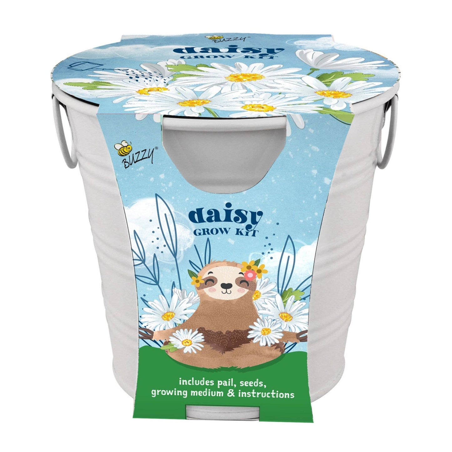 Kids Flower Grow Pail | Daisy Grow Kit |