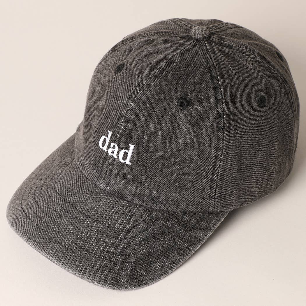 Dad Embroidered Denim Cap
