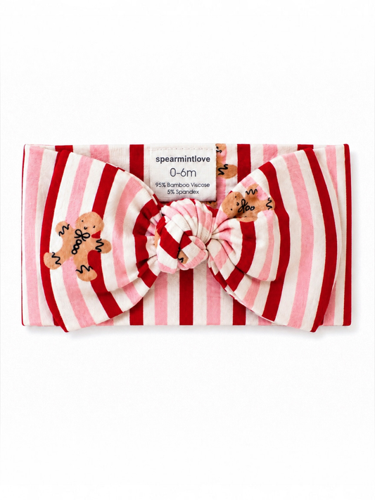 Gingerbread Lane Pink Knot Bow