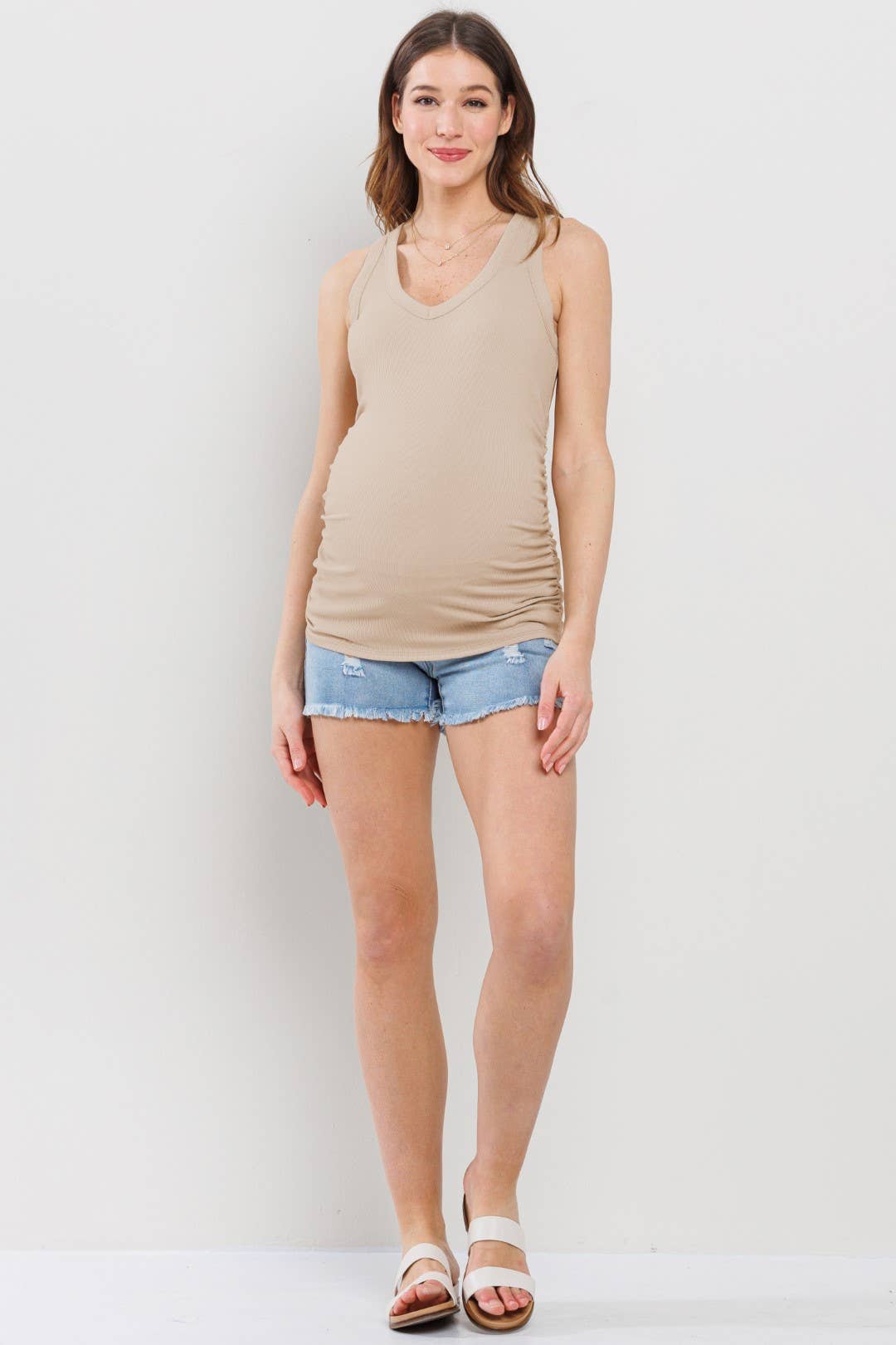 Maternity Ribbed Tank Top