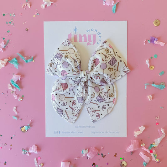 Birthday Cupcakes Bow