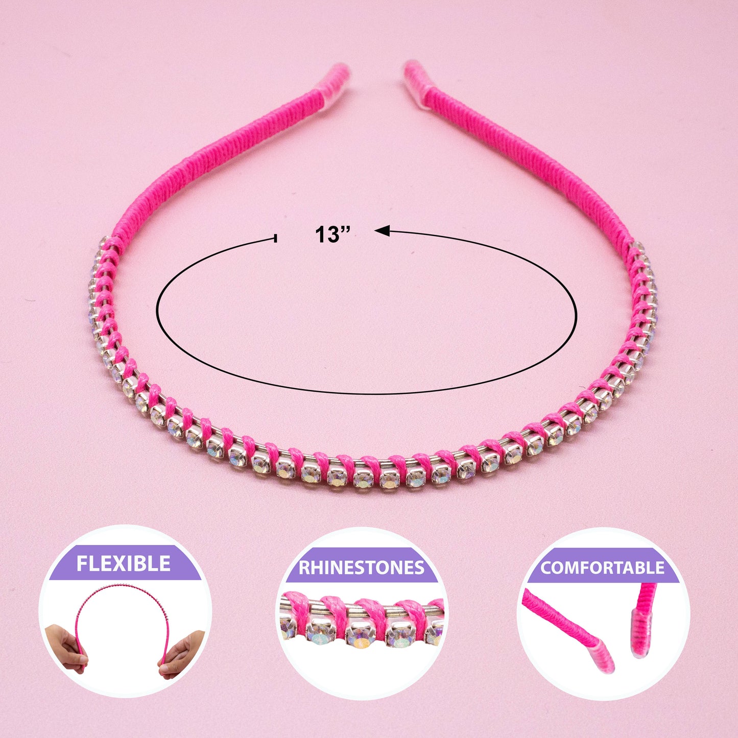 Thin Rhinestone Headband