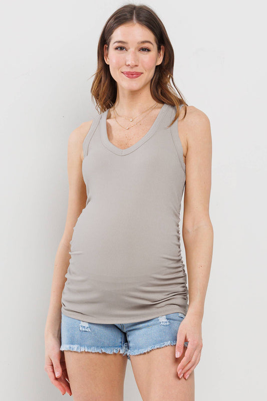 Maternity Ribbed Tank Top