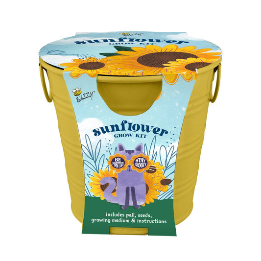 Kids Flower Grow Pail | Sunflower Grow Kit |