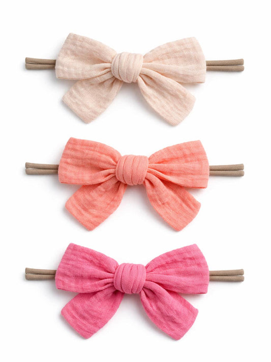 3-Pack Nylon Bows - Isla