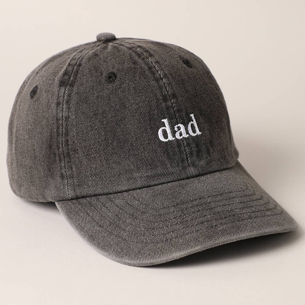 Dad Embroidered Denim Cap