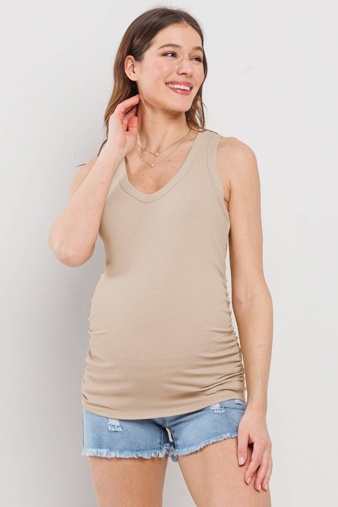Maternity Ribbed Tank Top