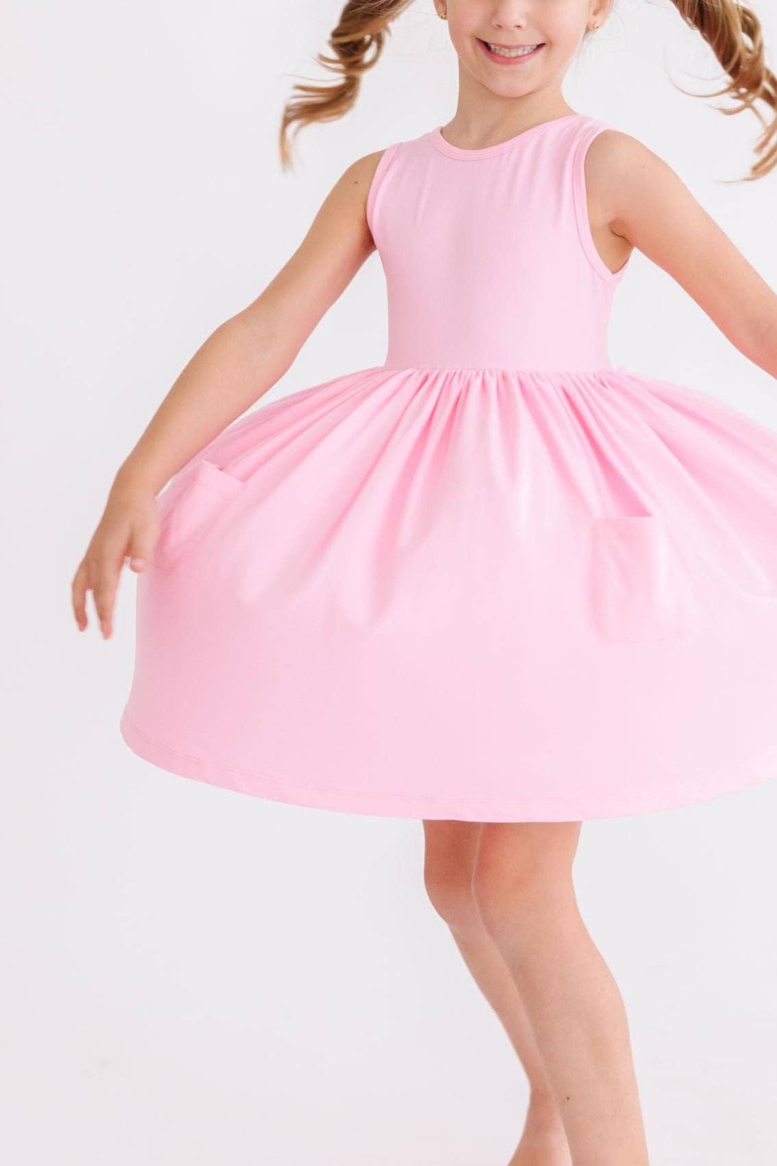 Bubblegum Pink Twirl Dress