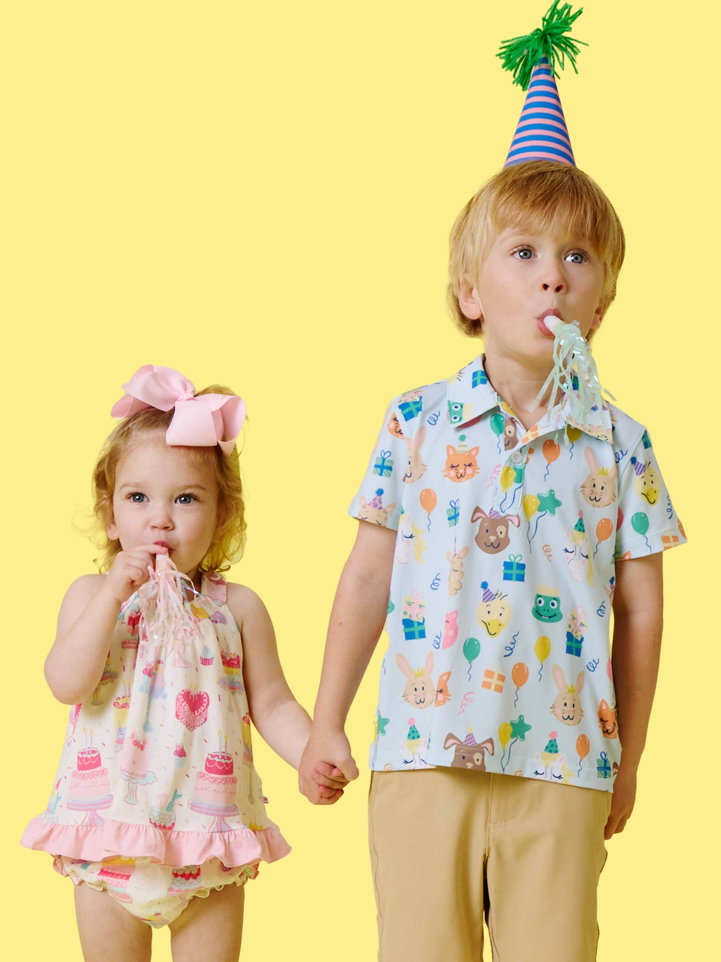 Cake Party Knit Swing Top & Bloomer Set