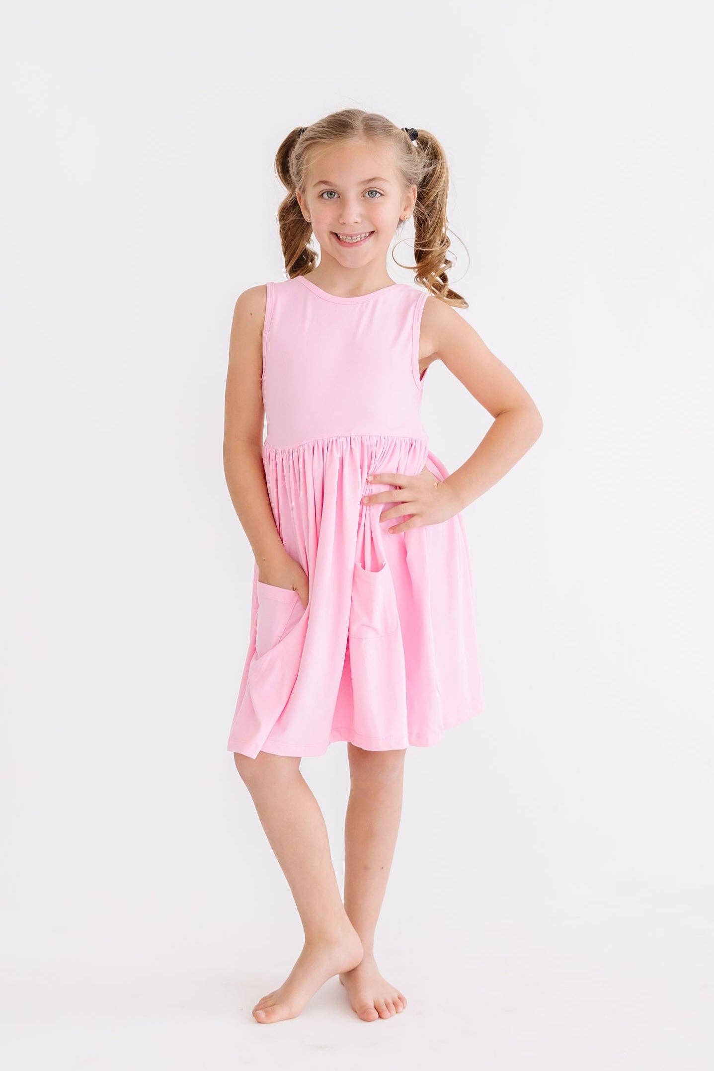 Bubblegum Pink Twirl Dress