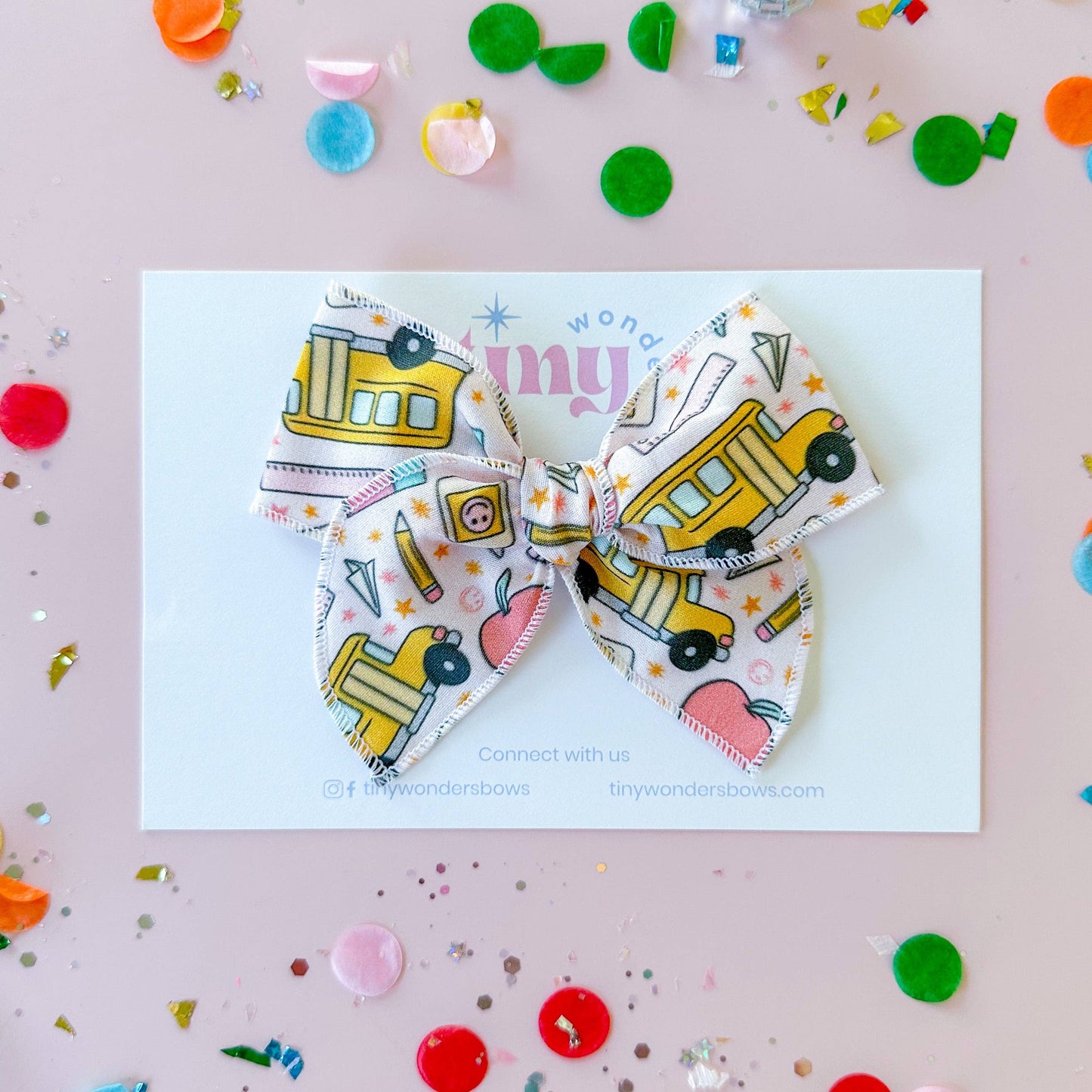 School Bus Bow