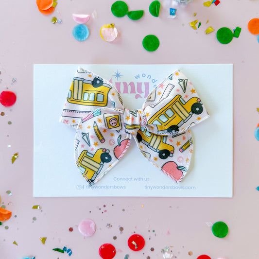School Bus Bow