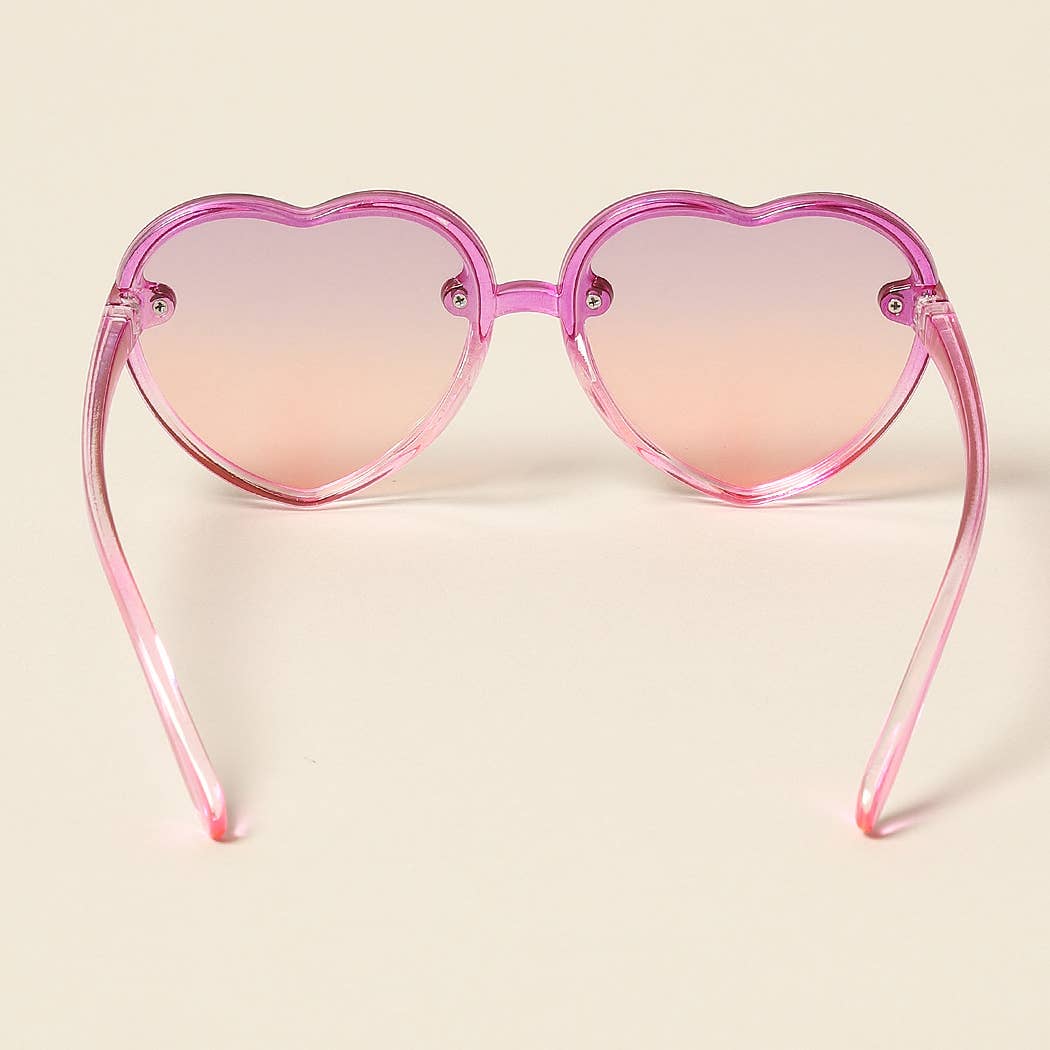 Kid's Heart Shaped Sunglasses