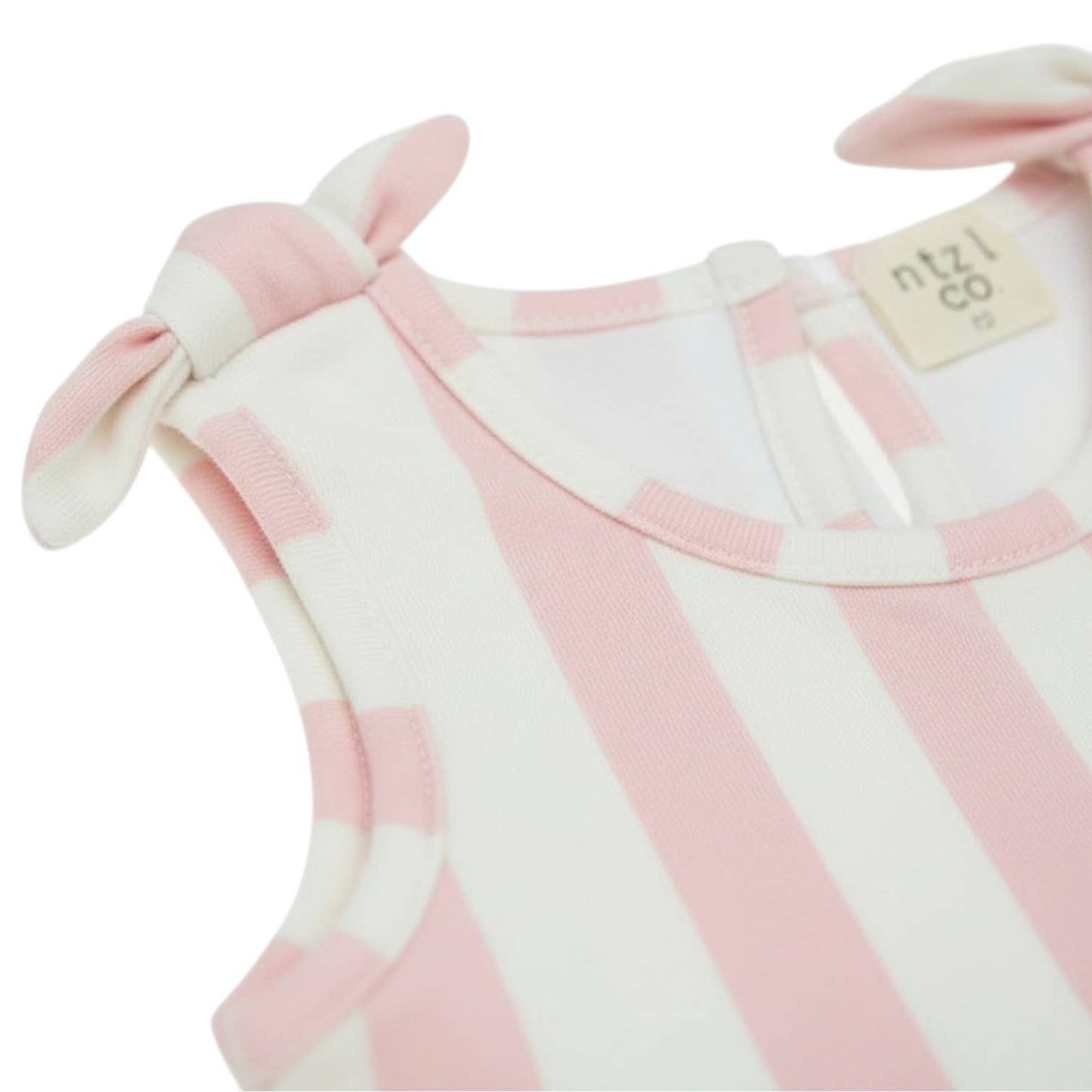 Sleeveless Twirl Dress | Beach Lines | Pink