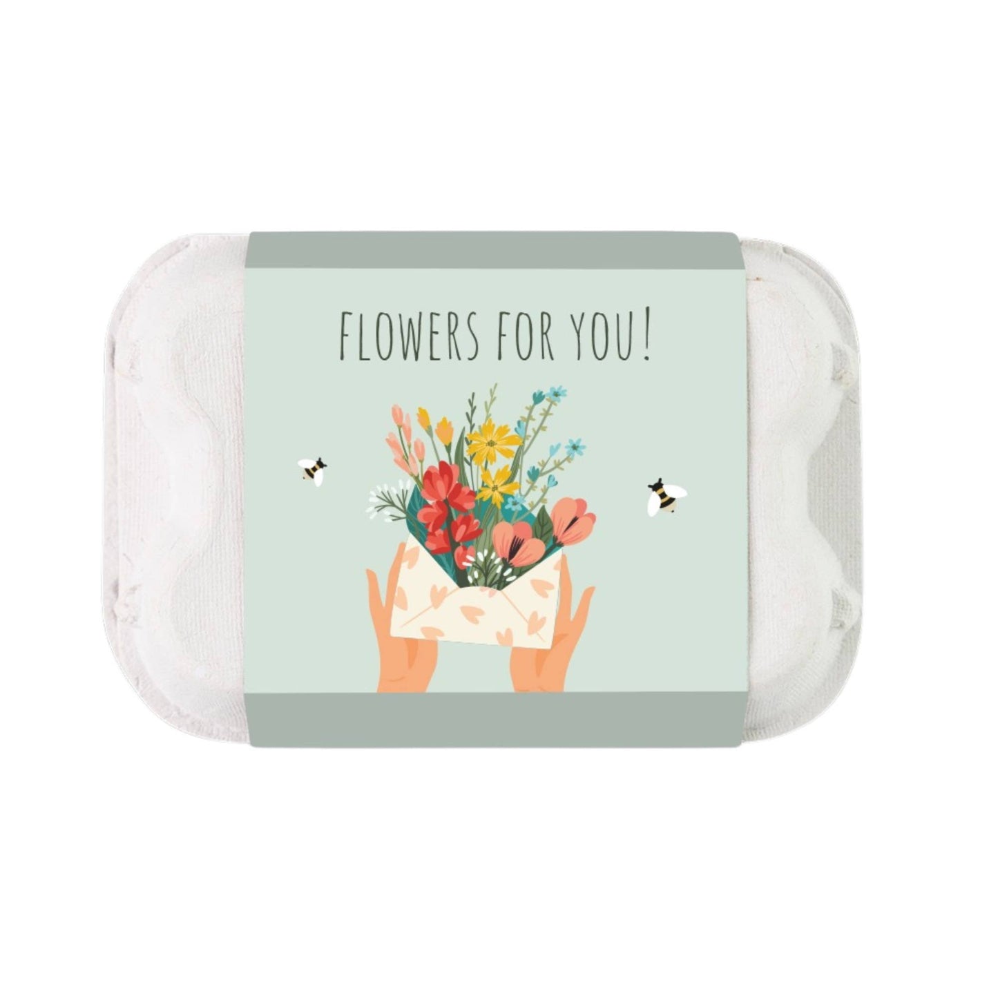 Flowers For You Egg Carton | Wildflower Seed Balls |