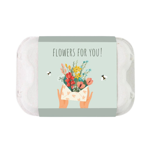 Flowers For You Egg Carton | Wildflower Seed Balls |