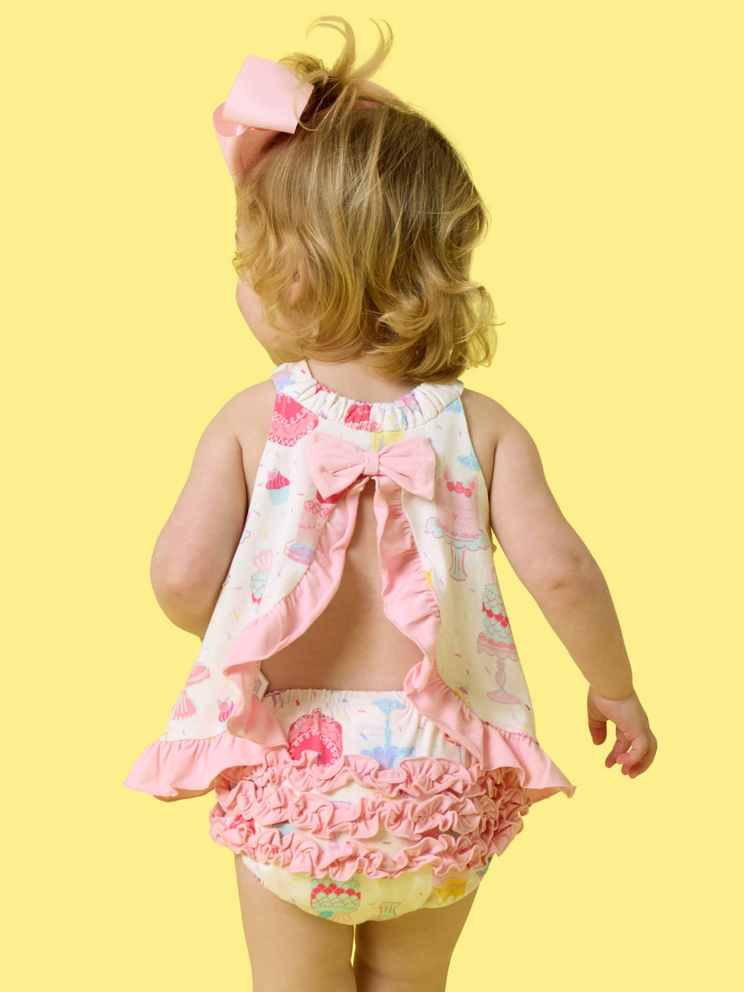 Cake Party Knit Swing Top & Bloomer Set