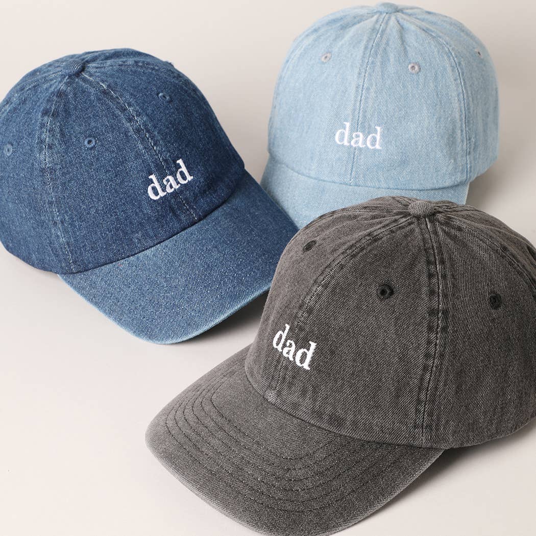 Dad Embroidered Denim Cap