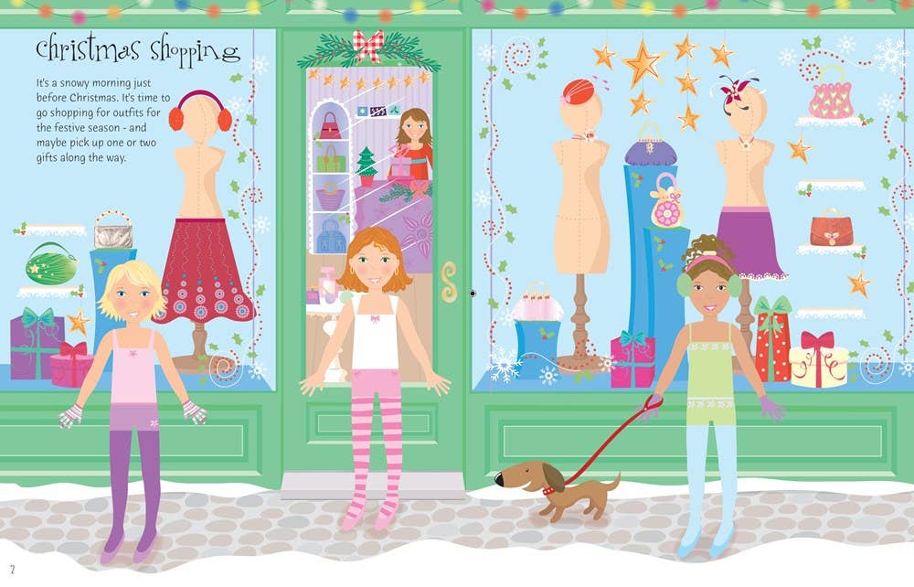 Sticker Dolly Dressing - Christmas