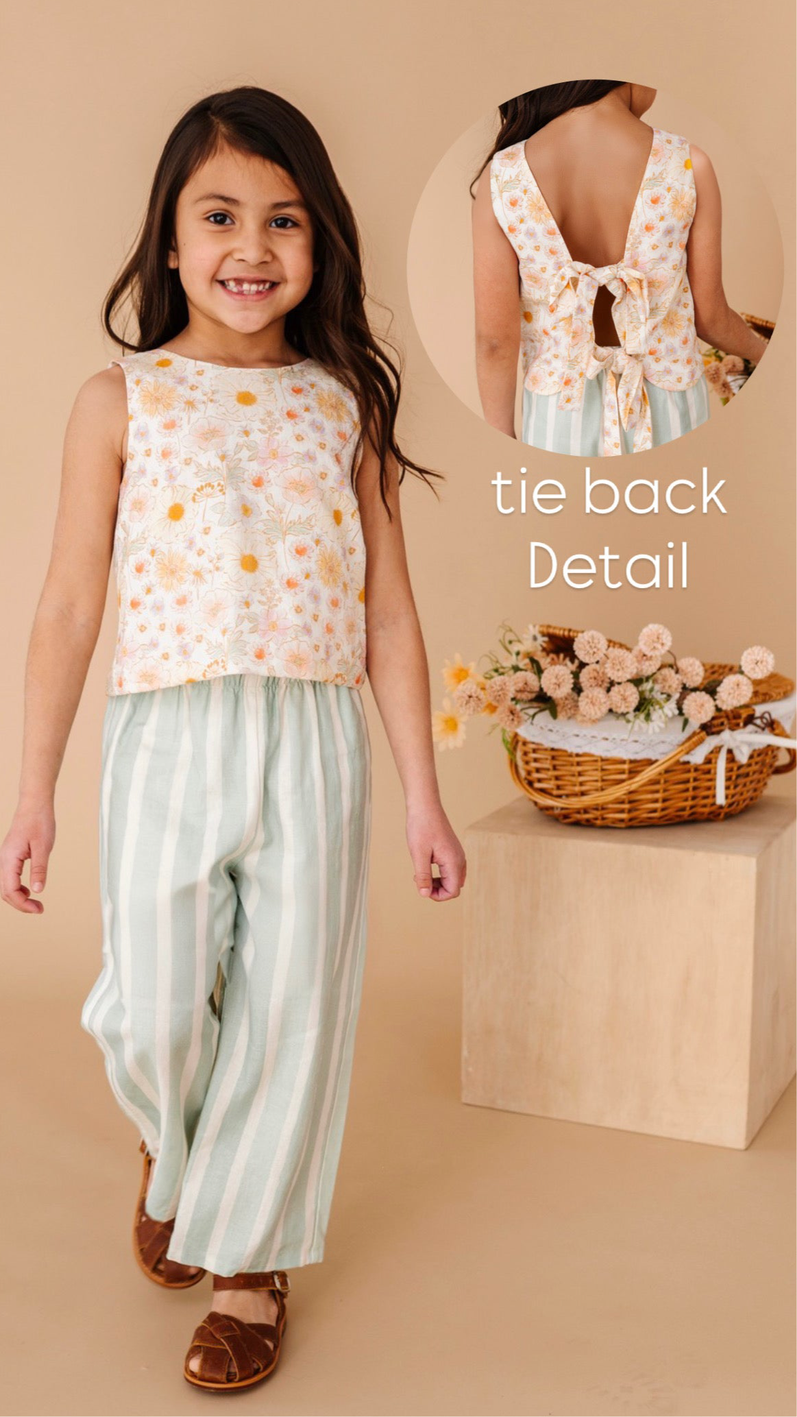 Honeydew Meadow Tie-Back Set
