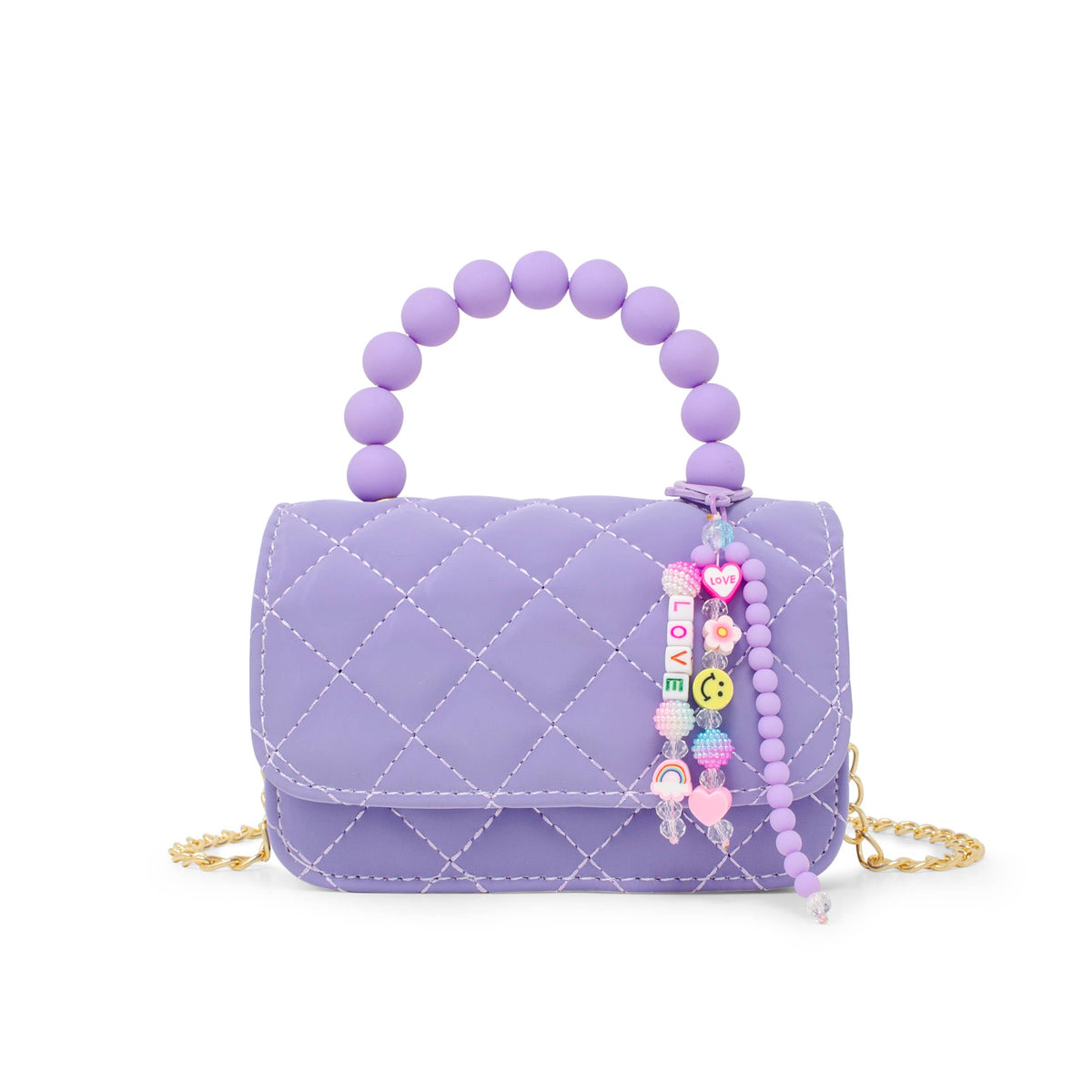 Pearl Handle Charm Handbag