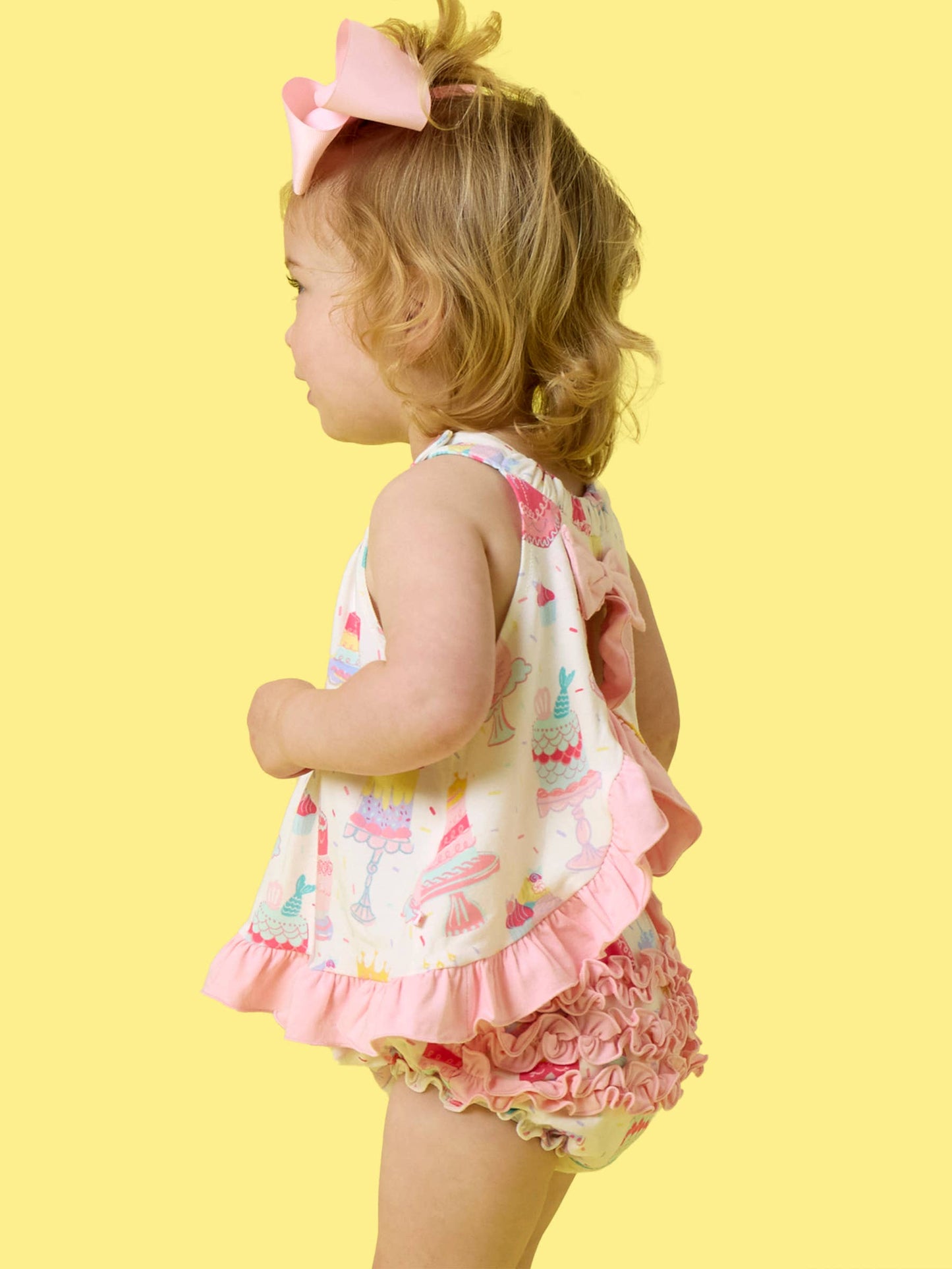 Cake Party Knit Swing Top & Bloomer Set