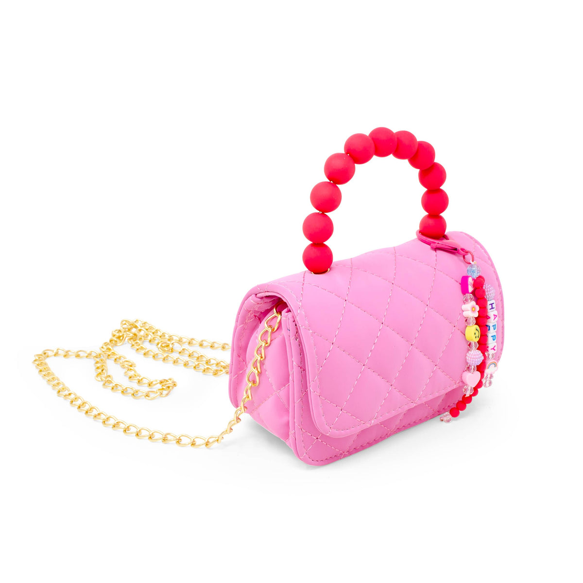 Pearl Handle Charm Handbag