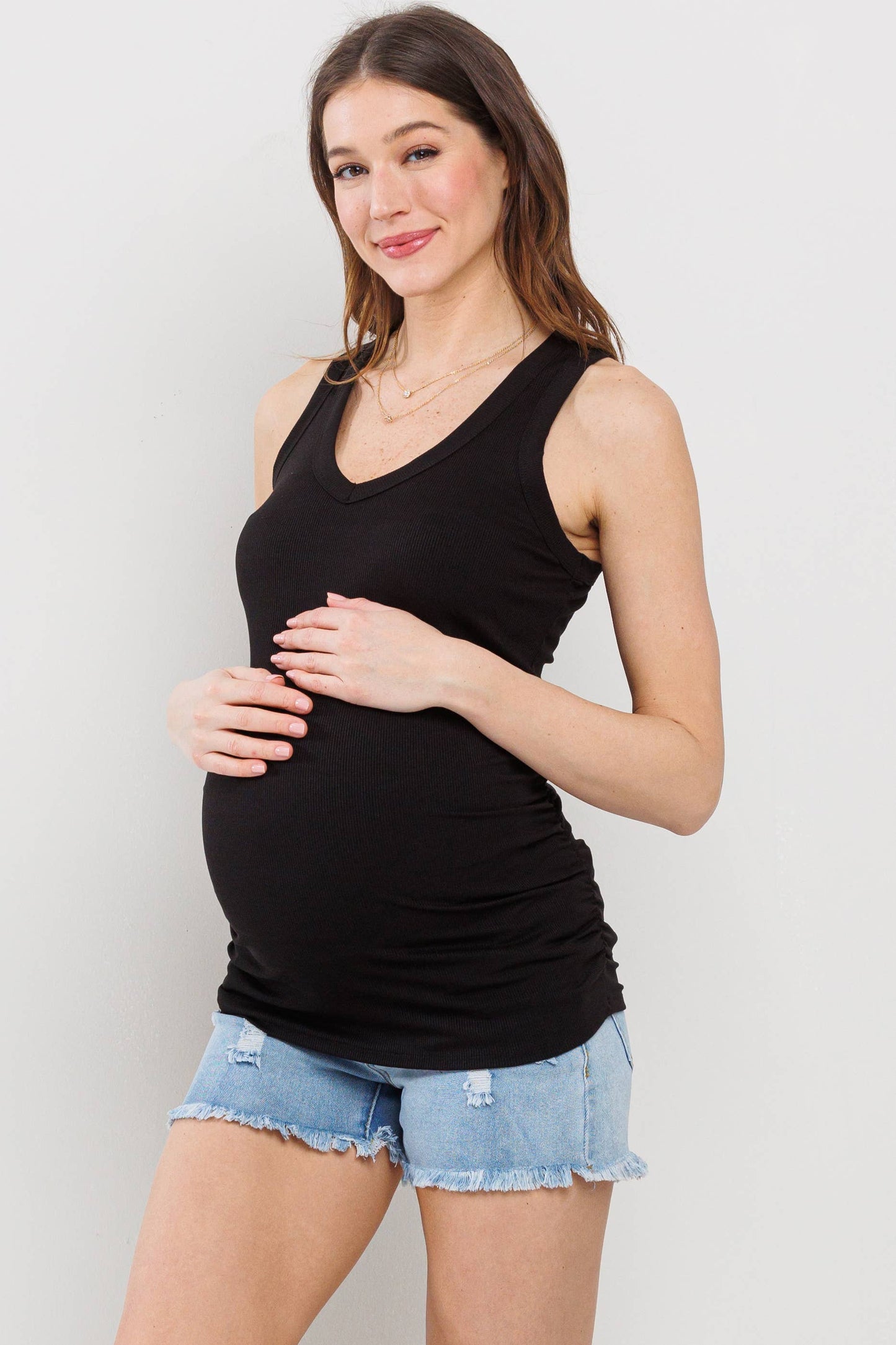 Maternity Ribbed Tank Top